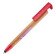 N130 Autograph Bamboo Phone Up Ballpen - Full Colour