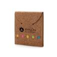 N140 Cork Sticky Notes and Flags Set - Spot Colour